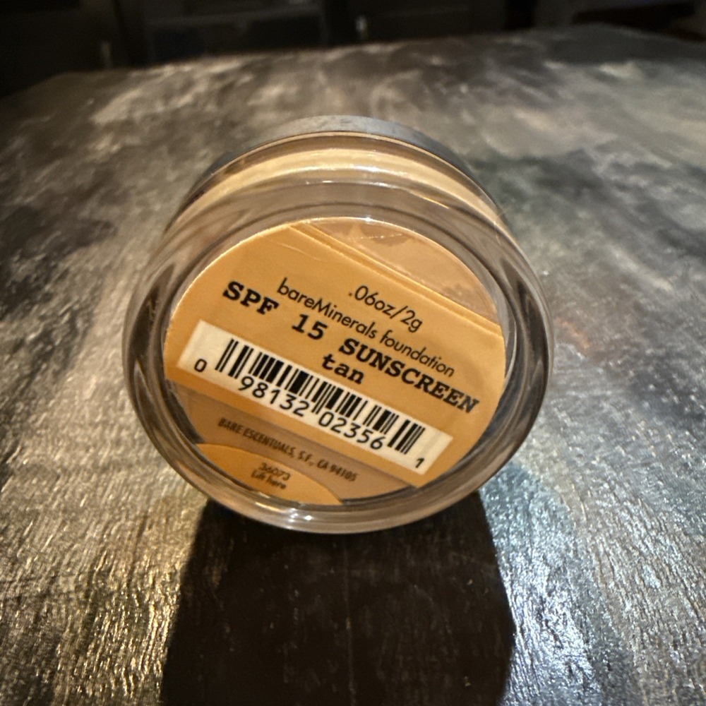 bareMinerals Original Foundation SPF15 TAN 2g 0.06 oz Brand New Sealed